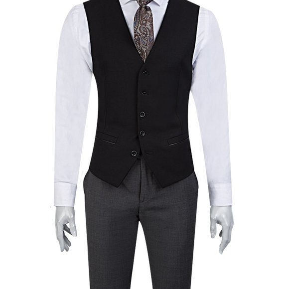 Unique TWEEN Burgundy Mix and Match Suit - Picture 2 of 5